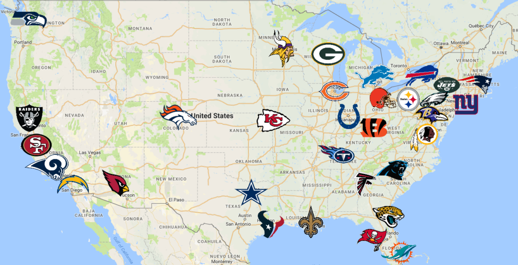 The Geography of NFL Fandom - The Atlantic