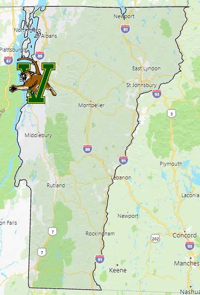 Sports Teams in Vermont - Sport League Maps