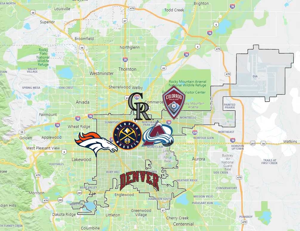 Sports Teams in Boston - Sport League Maps